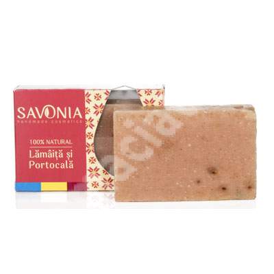 Sapun cu lamaita si portocala, 90 g, Savonia