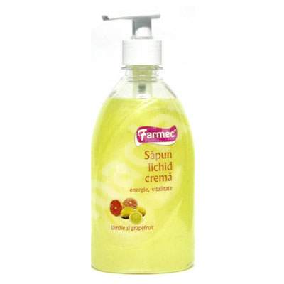 Sapun lichid crema cu lamaie si grapfruit, 500 ml, Farmec