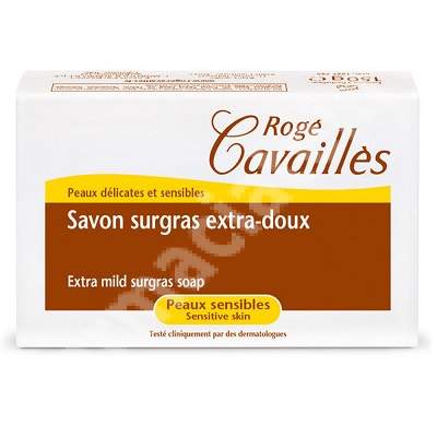 Sapun surgas extra-delicat pentru piele sensibila, 250 g, Roge Cavailles