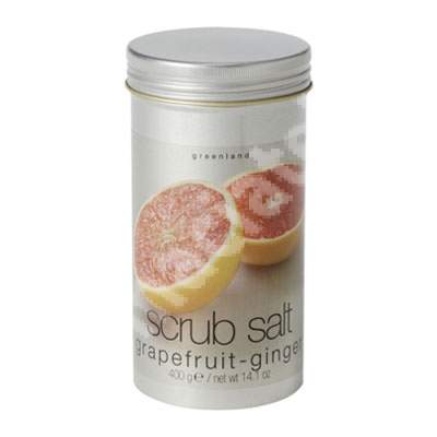 Sare exfolianta cu ghimbir si grapefruit Spicy, 400 g, Greenland