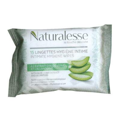 Servetele intime cu aloe vera si alantoina, 15 bucati, Naturalesse