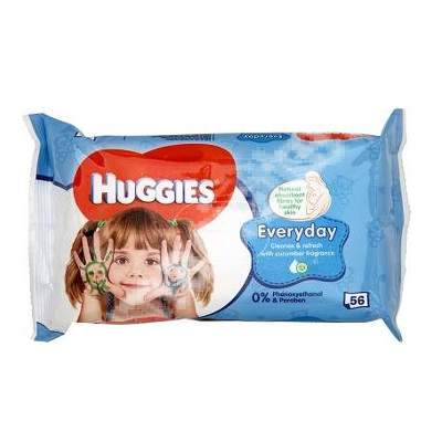 Servetele umede Everyday, 56 bucati, Huggies