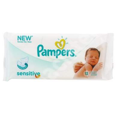 Servetele umede pentru copii Sensitive, 12 bucati, Pampers