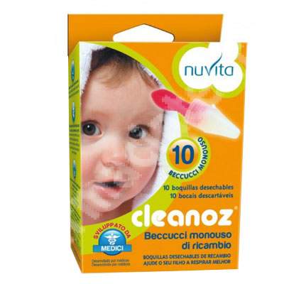 Set 10 rezerve varfuri pentru aspirator nazal Cleannoz, Nuvita