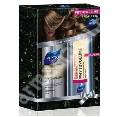 Set Fixativ pentru volm Phytovolume, 125 ml + Sampon pentru volum Phytovolume, 200 ml, Phyto