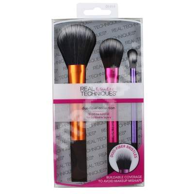 Set pensule pentru make up subtil,  3 bucati, Real Techniques