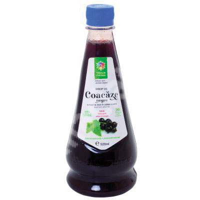 Sirop de Coacaz Negru, 520 ml, Steaua Divina