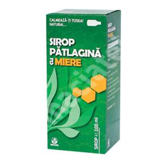 Sirop Patlagina cu Miere, 100 ml, Biofarm