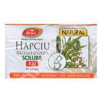 Ceai solubil Hapciu Raceala si Gripa R3 Natural, 20 plicuri, Fares