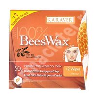 Ceara depilatoare calda Bees Wax, 50 g, Karaver