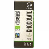 Ciocolata organica fara gluten cu menta si 70% cacao, 30 g, Planet Bio