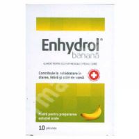 Enhydrol aroma de banane, 10 plicuri, Akacia
