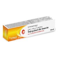 Gel calmant pentru intepaturi de insecte Santaderm, 30 ml, Viva Pharma