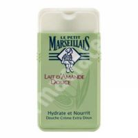 Gel de dus hidratant cu lapte de migdale dulci, 250 ml, Le Petit Marseillais