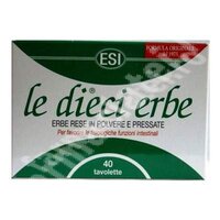 Le Dieci Erbe, 40 tablete, EsiSpa