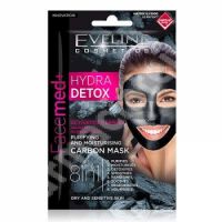 Masca de fata 8 in 1 Facemed Hydra Detox, 2 x 5 ml, Eveline Cosmetics