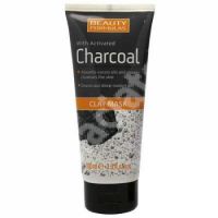 Masca de fata cu argila si carbune activ, 100 ml, Beauty Formulas
