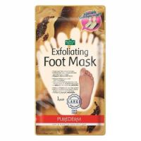 Masca exfolianta cu extract de papaya pentru indepartarea calusului Botanical Choice, 1 pereche, Purederm