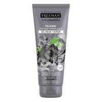 Masca-gel exfolianta cu carbune si zahar negru, 175 ml, Freeman