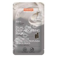 Masca peel-off in 2 pasi pentru curatare si purifiere Deep Absorbing, 10 + 3 g, Purederm