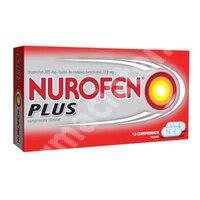 Nurofen Plus, 200 mg/ 12.80 mg, 12 comprimate filmate, Reckitt Benckiser