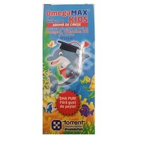 OmegaMax Kids sirop cu aroma de cirese, 125 ml, Torrent Pharma
