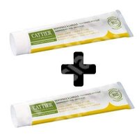 Pachet Pasta de dinti Bio cu argila si lamaie pentru gingii iritate Dentargile, 75 ml + 75ml, Cattier