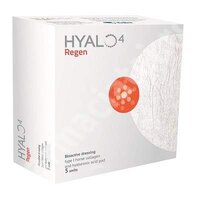 Pansament bioactiv Hyalo4 Regen, 5 x5 cm, 5 bucati, Fidia