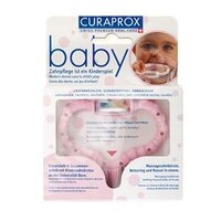 Periuta de dinti si inel de dentitie Curababy fete, Curaprox