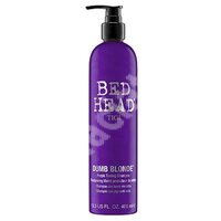 Sampon pentru par blond Bed Head Dumb Blonde Purple Toning, 400 ml, Tigi