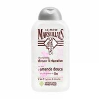Sampon pentru par normal si varfuri fragile cu lapte de migale dulci si seminte de in, 250 ml, Le Petit Marseillais