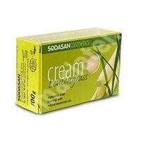 Sapun bio Cream Lemongrass, 100 g, Sodasan Cosmetics