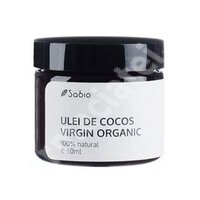 Ulei virgin organic de cocos, 60 ml, Sabio