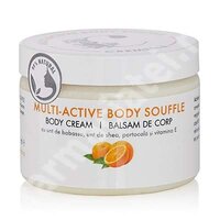 Unt de corp bio multi-active Body Souffle cu portocala, 150 ml, Cremeria