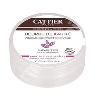Unt de shea cu parfum de flori salbatice, 100 g, Cattier