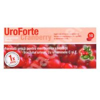 Uroforte cu Vitamina C, E si Cranberry, 10 comprimate, Kwizda