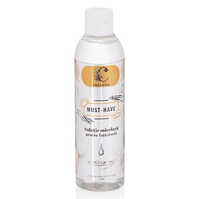 Solutie micelara cu alantoina pentru fata si ochi Must Have, 250 ml, Cremeria