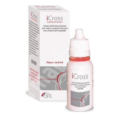 Solutie oftalmica iCross, 8 ml, Off Italia