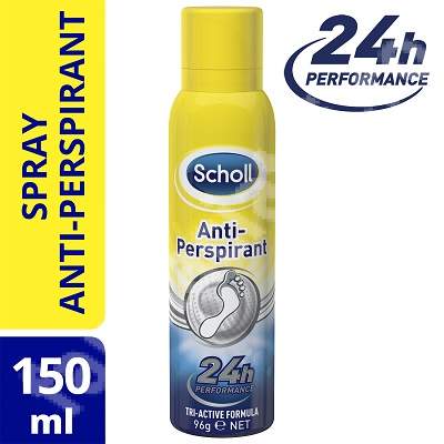 Spray anti-perspirant pentru picioare, 150 ml, Scholl