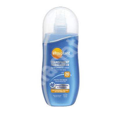 Spray protectie solara transparent SPF20,  200 ml, Elmiplant