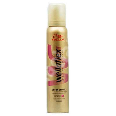 Spuma pentru par Ultra Strong Wellaflex, nr. 5, 200 ml, Wella