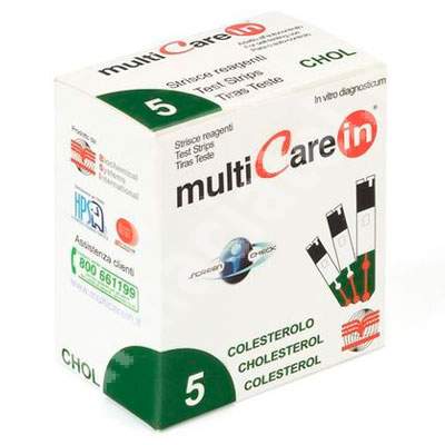 Teste colesterol Multicare In, 5 bucati, Biochemical Systems