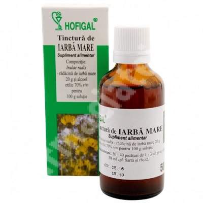 Tinctura de Iarba Mare, 50 ml, Hofigal