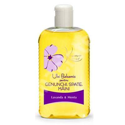 Ulei balsamic pentru genunchi spate si maini cu lavanda si menta, 300 ml, Kosmo Line