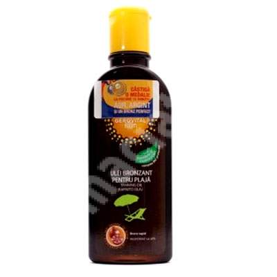 Ulei bronzant pentru plaja Sun, 150 ml, Gerovital