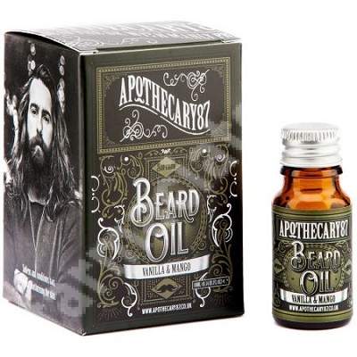 Ulei de barba Vanilie si Mango, 10 ml, Apothecary 87