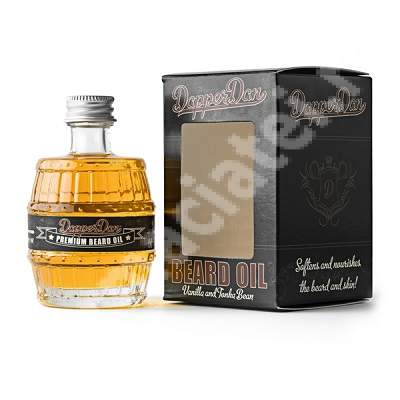 Ulei de barba Vanilla si Tonka bean, 50 ml, Dapper Dan