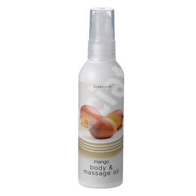 Ulei de corp si masaj cu mango 100% natural, 100 ml, Greenland