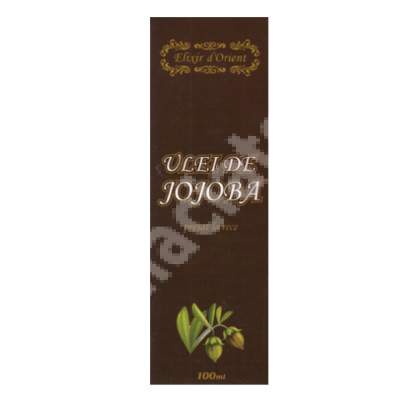 Ulei de jojoba presat la rece spray, 100 ml, Elixir d'Orient