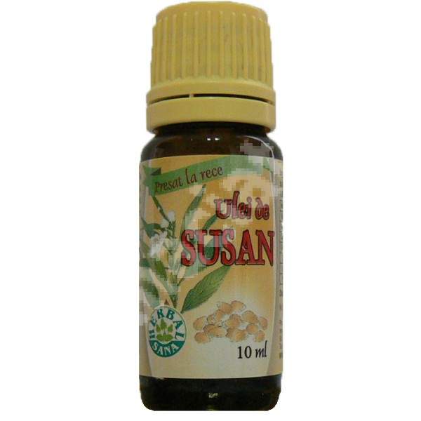 Ulei de Susan presat la rece, 10 ml, Herbavit